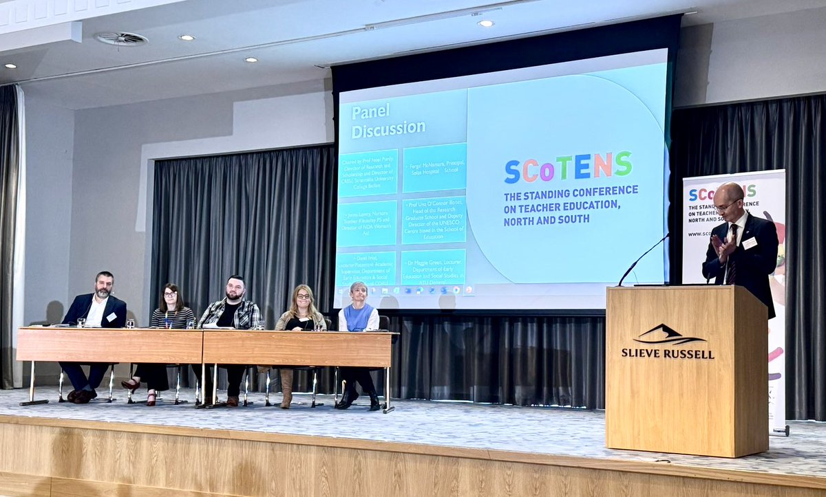 Reflecting on another wonderful north south teacher education <a href="/SCoTENS/">SCoTENS</a> conference #ScoTENS2024 in the idyllic surroundings of  the <a href="/Slieverussell/">Slieve Russell Hotel</a> including memorable keynotes by Dr Jean Ware and John Lonergan, great parallel session on autism and a challenging panel discussion.