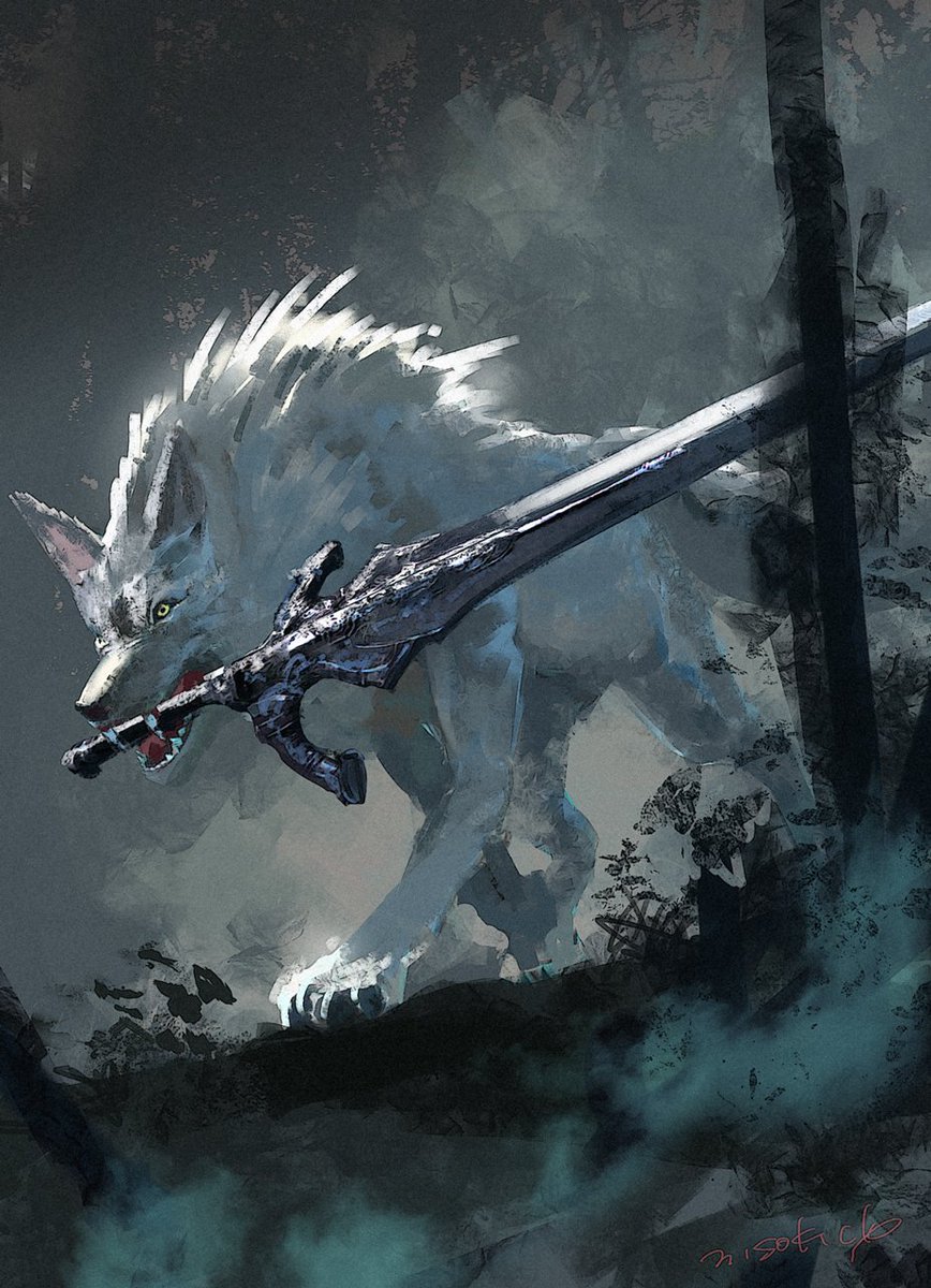 VideoArtGame's tweet photo. Fan art | Dark Souls - Great Grey Wolf Sif

Artist: @miso_kiccck https://t.co/i4XiFa4Ejv
