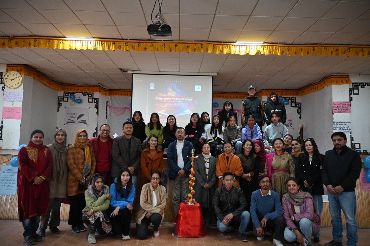 Eliezer Joldan Memorial College Leh, Ladakh (@ejmcleh) on Twitter photo Dept. of English at <a href="/ejmcleh/">Eliezer Joldan Memorial College Leh, Ladakh</a> concluded its week-long Literary Program today! Highlights include essay writing, poetry recitation, debate, and more. Chief guest Prof. Tashi Ldawa honored the winners with cash prizes and certificates. <a href="/DIPR_Leh/">DIPR Leh</a> <a href="/LadakhSecretary/">Secretary UT Ladakh</a> Dept. of English at <a href="/ejmcleh/">Eliezer Joldan Memorial College Leh, Ladakh</a> concluded its week-long Literary Program today! Highlights include essay writing, poetry recitation, debate, and more. Chief guest Prof. Tashi Ldawa honored the winners with cash prizes and certificates. <a href="/DIPR_Leh/">DIPR Leh</a> <a href="/LadakhSecretary/">Secretary UT Ladakh</a>