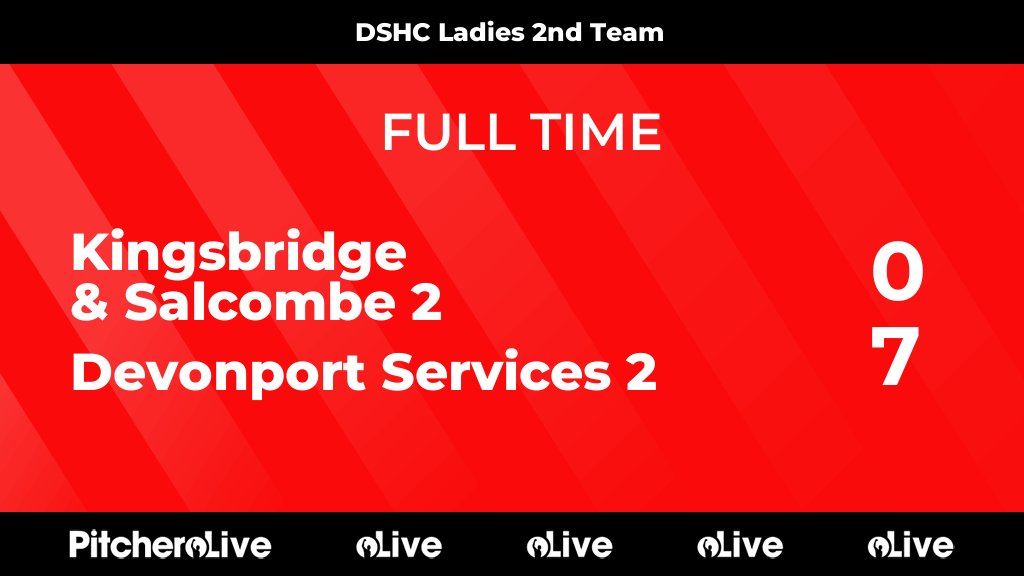 FULL TIME: Kingsbridge &amp; Salcombe 2 0 - 7 Devonport Services 2
#KINDEV #Pitchero
devonportserviceshockeyclub.com/teams/219312/m…