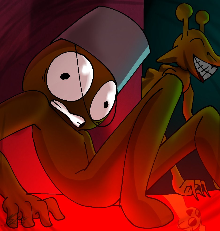 Terrible at hiding #sprunki #sprunkifanart