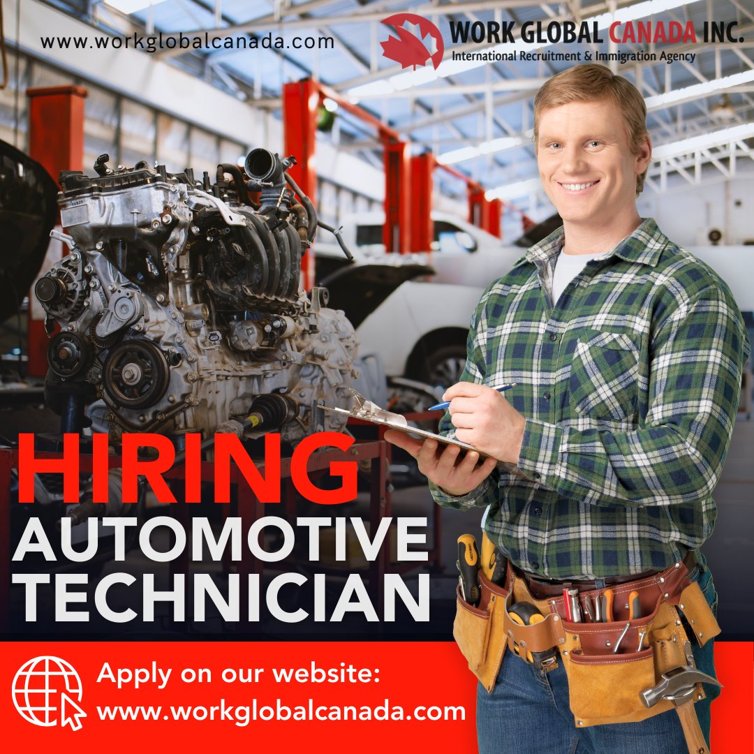 WorkGlobalCanada on X: “Join us as an Automotive Mechanic in