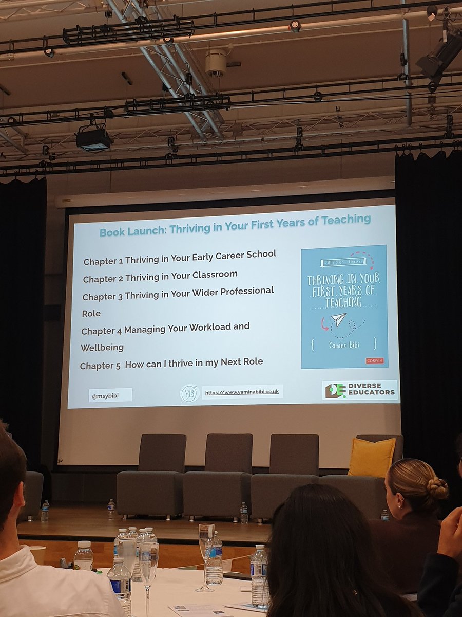 Been at the absolutely fantastic <a href="/msybibi/">Yamina B</a> book launch.
She spoke so equolently about thriving as a new teacher and the importance of her mentors, advocates, coaches and allies.
Really inspirational 😊❤
And the book is GREAT!
<a href="/WomenEdLondon/">WomenEd London</a>
<a href="/DiverseEd2020/">Diverse Educators #DiverseEd</a>