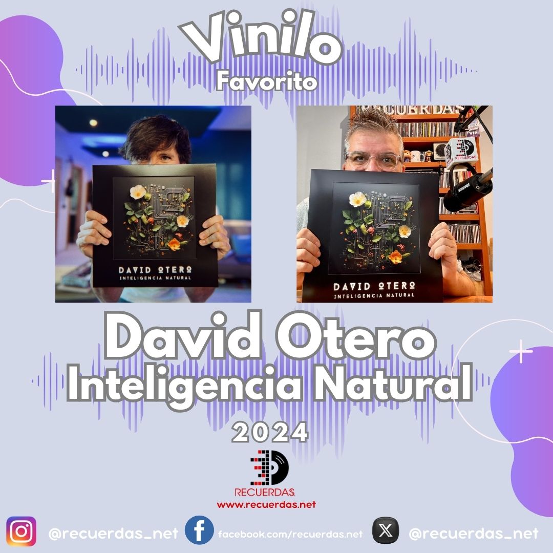 Nuestro Vinilo favorito se Llama «Inteligencia Natural», el nuevo disco de David Otero, es un viaje introspectivo y reflexivo que explora la interacción entre nuestra esencia humana y la tecnología que nos rodea. #DavidOtero #Recuerdas #Almansa #Discazo #InteligenciaNatural