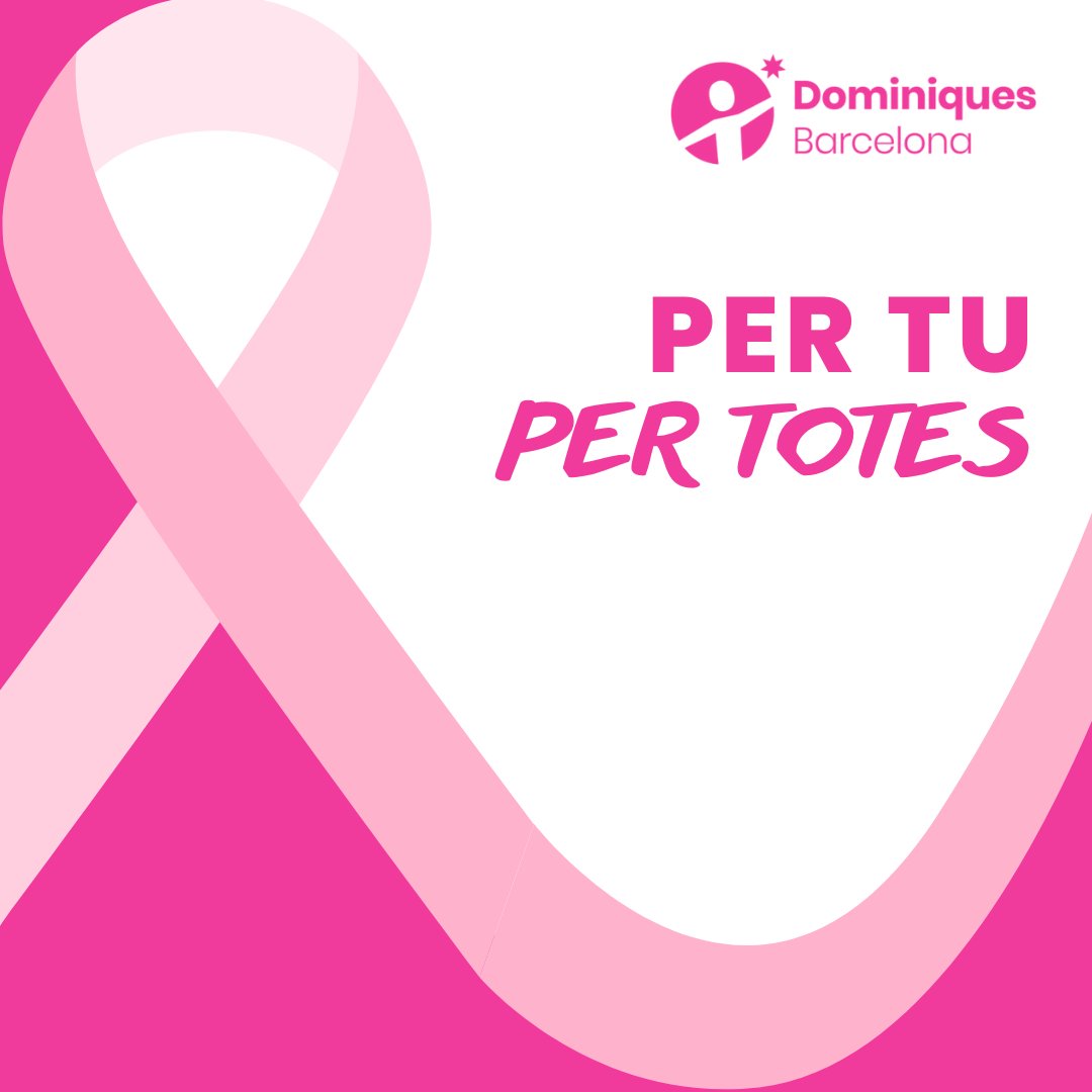 Avui, un any més, a l'Escola ens sumem al rosa 🎀! Hem estat, estem i estarem al costat de totes les dones de la nostra societat. Per tu, per ella, per totes! Per les nostres mares, àvies, alumnes i professores: va per vosaltres! #sumatalrosa #diamundialdelcancerdemama