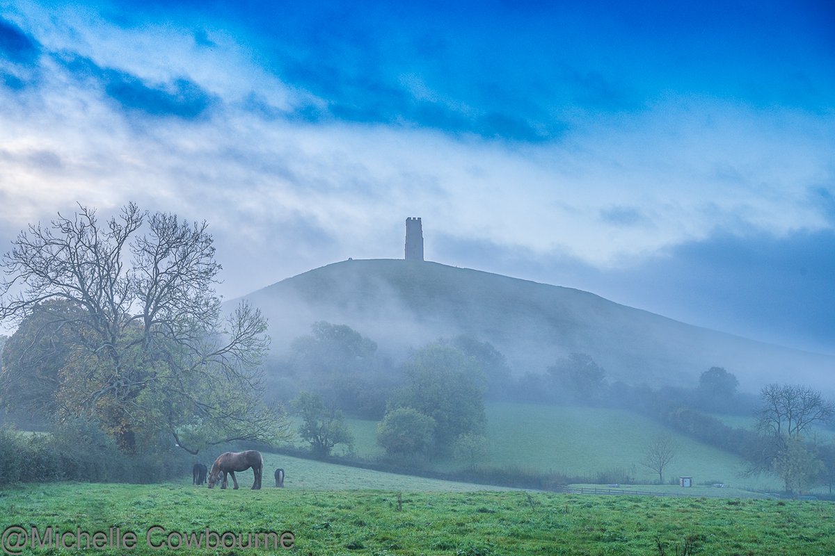 Another misty morning in Glastonbury today. Taken shortly after sunrise.