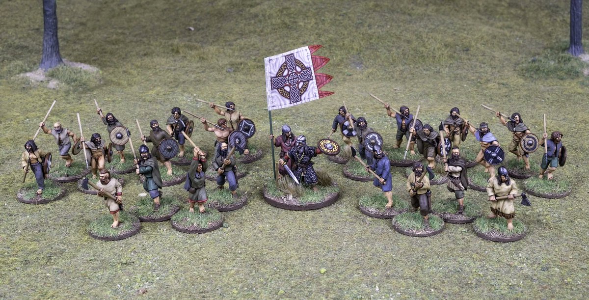 FootsoreUK's tweet photo. •Irish Skirmish Warband•
A great force in Saga, add dogs for the vibe
https://t.co/QvQ2xru10y
#DarkAges #BaronsWar #Conquest #Saga #Swordpoint #footsore #footsoreminiatures #SPG #wargaming #warmongers #gaming #minwargaming #tabletopgames #miniatures #figures https://t.co/D253qaz0kH