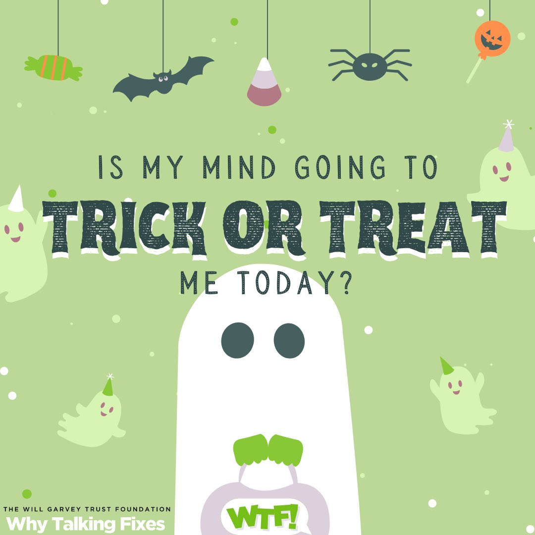WhyTalkingFixes's tweet image. For many, ‘spooky season’ is all year round when it comes to our mental health. The uncertainty of when the bad days will creep up can feel very scary. 

We can’t prevent them, but we can prepare for them and take back some control. Remember that the bad days don’t last forever💚