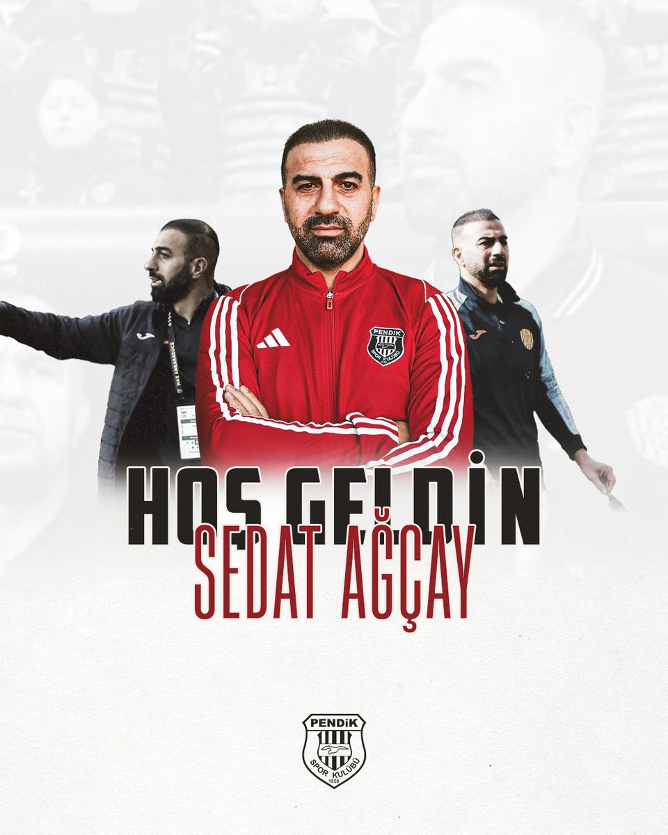 #Pendikspor takımın başına Sedat Ağçay’ı getirdiğini açıkladı. 🔴⚪️