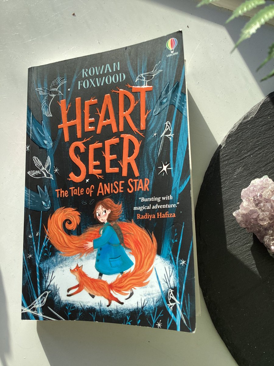 Just finished the most atmospheric, mystical, cosy, #MG read #HeartSeer The Tale of Anise Star by <a href="/RowanFoxwood/">Rowan Foxwood 🦊🌳</a> published by <a href="/Usborne/">Usborne Publishing</a> books. Fresh, lovable characters, brilliantly satisfying plot. Absolutely 🥰 it. 
🌟🌟🌟🌟🌟Five stars from me. 🧚‍♀️✨🐕✨