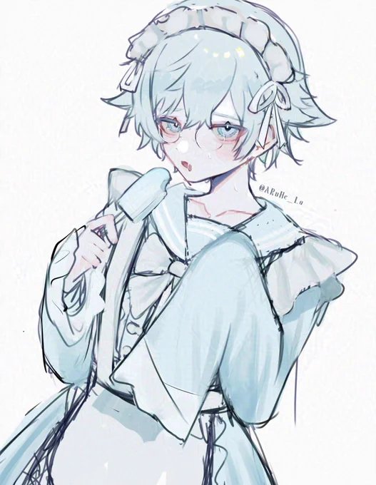 メイド服重雲 #genshin #原神