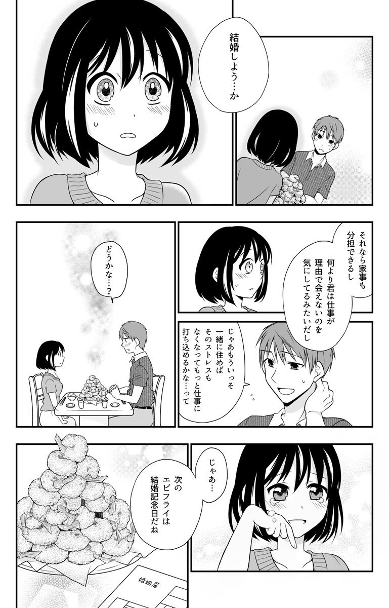 記念日の山盛りエビフライ(4/4) 