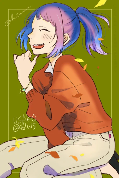秋たば 【#明日葉シキ #しきぺぐ】