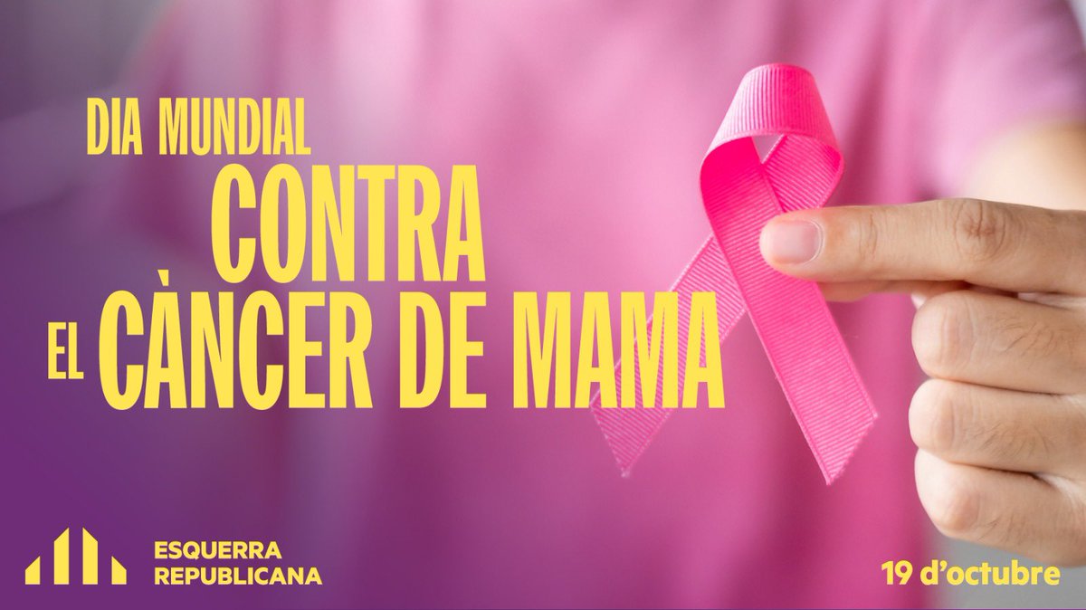 En el Dia Mundial contra el càncer de Mama recordem que la detecció precoç es clau per detectar-lo en les etapes inicials
  #DiaMundialCàncerMama
