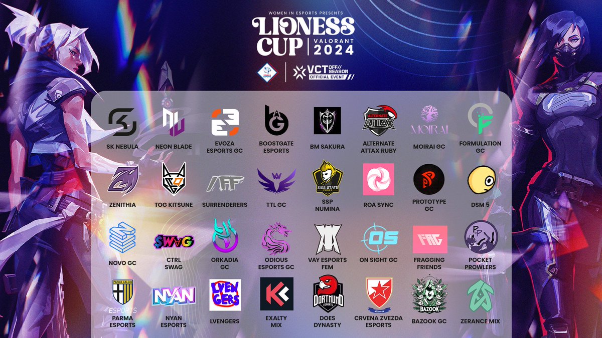 32 incredible teams taking part in the Lioness cup, starting in an hours time! 🦁

Only 8 will progress to the next stage!