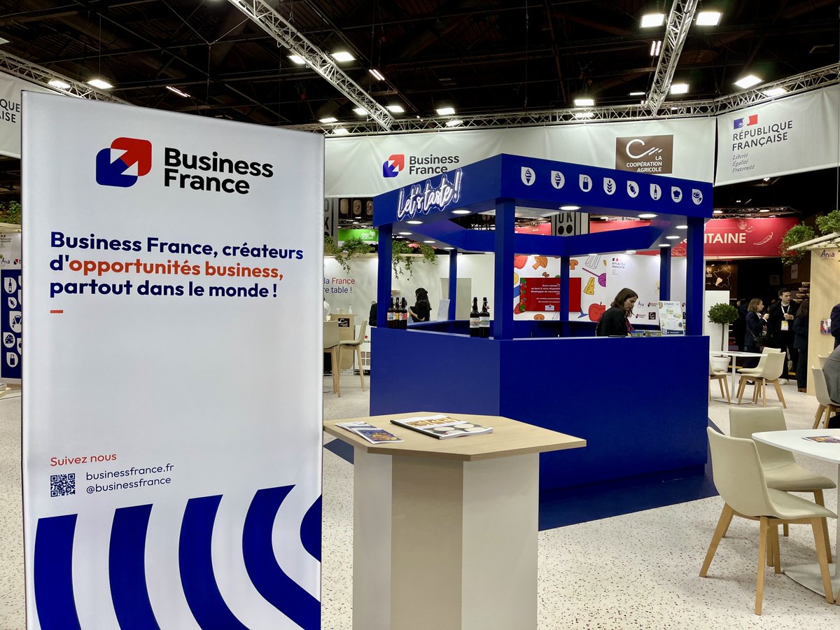 businessfrance's tweet photo. C’est parti pour la 60e édition du #SIALParis ! 🔥

Du 19 au 23 octobre, plongez dans l’innovation alimentaire à Paris Nord Villepinte 🌍🍽️

📍 Retrouvez-nous Hall 5.A, Stand MN006 pour découvrir les tendances qui façonnent l’avenir ! 

@sial_paris @ANIA_France @lacoopagricole https://t.co/zCyZzQ1x8P