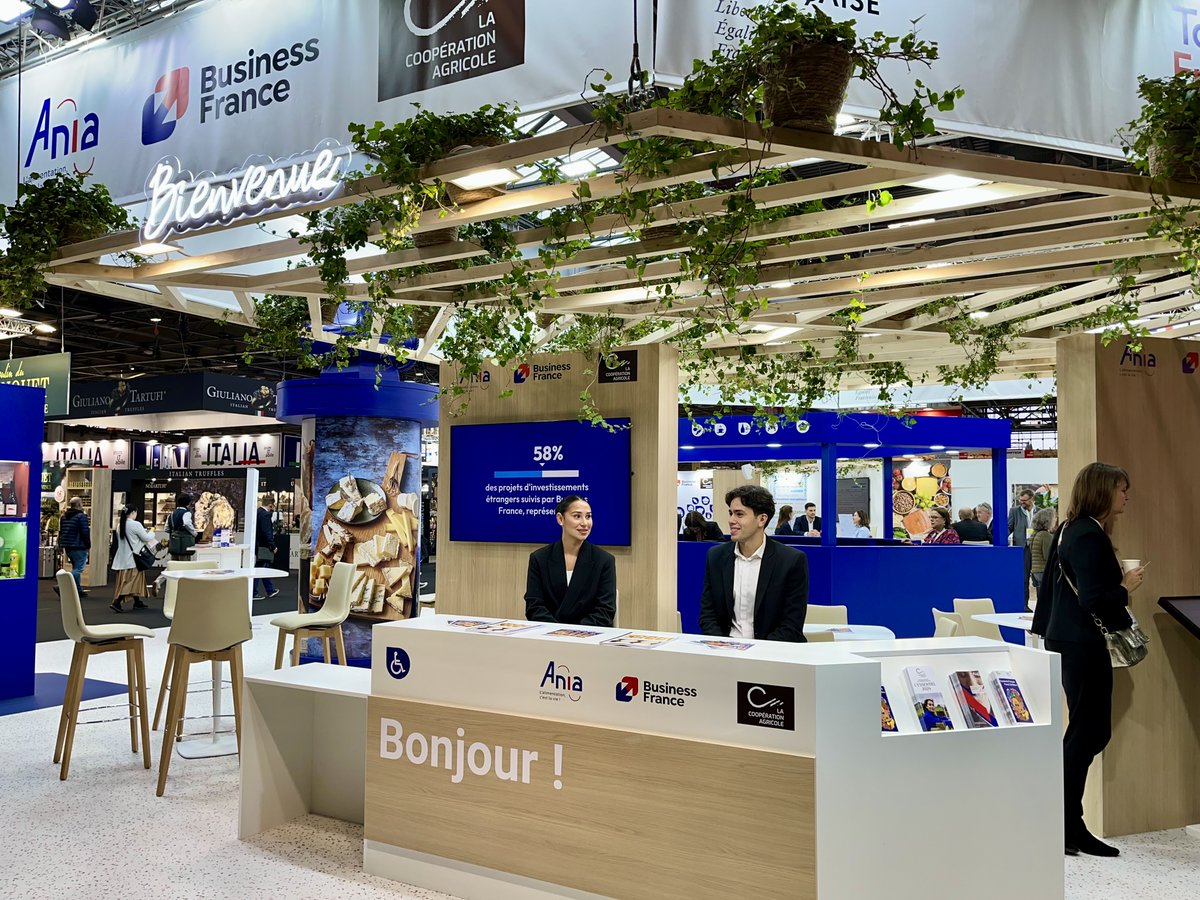 businessfrance's tweet photo. C’est parti pour la 60e édition du #SIALParis ! 🔥

Du 19 au 23 octobre, plongez dans l’innovation alimentaire à Paris Nord Villepinte 🌍🍽️

📍 Retrouvez-nous Hall 5.A, Stand MN006 pour découvrir les tendances qui façonnent l’avenir ! 

@sial_paris @ANIA_France @lacoopagricole https://t.co/zCyZzQ1x8P