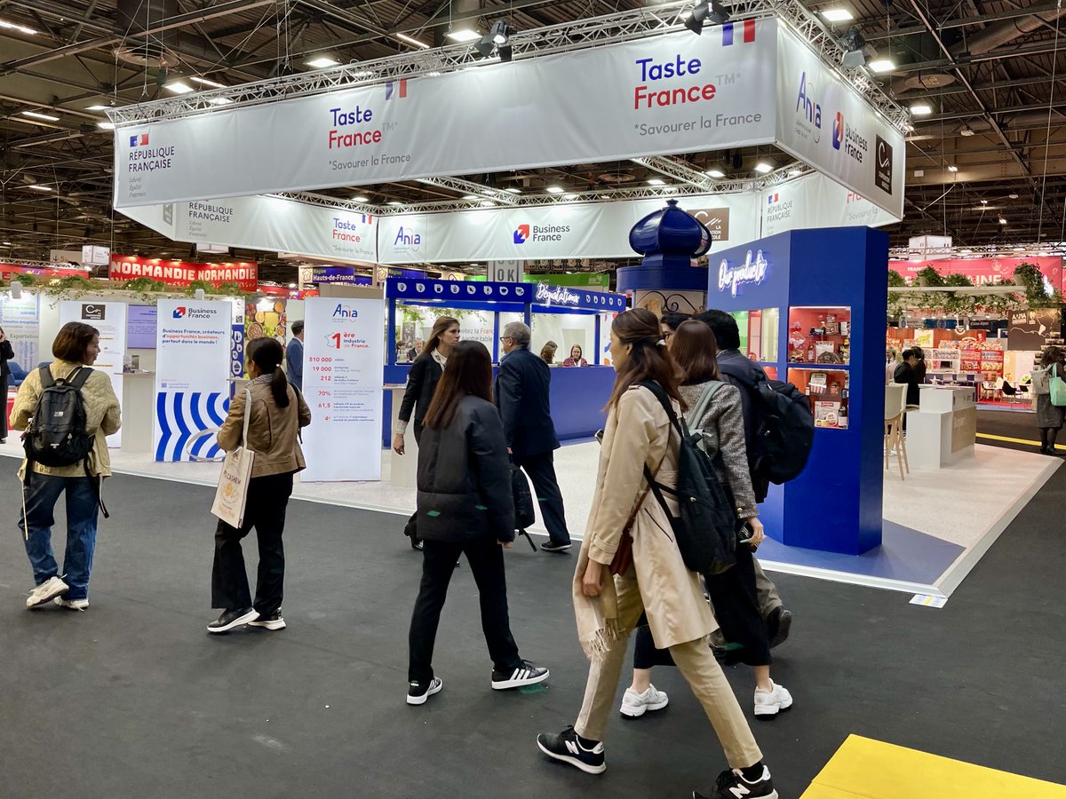businessfrance's tweet photo. C’est parti pour la 60e édition du #SIALParis ! 🔥

Du 19 au 23 octobre, plongez dans l’innovation alimentaire à Paris Nord Villepinte 🌍🍽️

📍 Retrouvez-nous Hall 5.A, Stand MN006 pour découvrir les tendances qui façonnent l’avenir ! 

@sial_paris @ANIA_France @lacoopagricole https://t.co/zCyZzQ1x8P