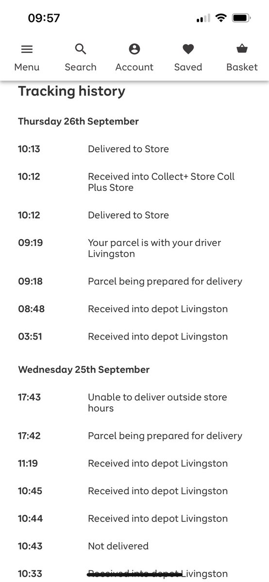 jujy1964's tweet photo. @verynetwork I ordered a dress from you on 24th September and paid extra for next day delivery. The next day I received the message below, I went on holiday Thursday so couldn’t pick up and by the time I got back it had been returned, I’ve heard nothing since wonder if you can h https://t.co/FLbISalSZr
