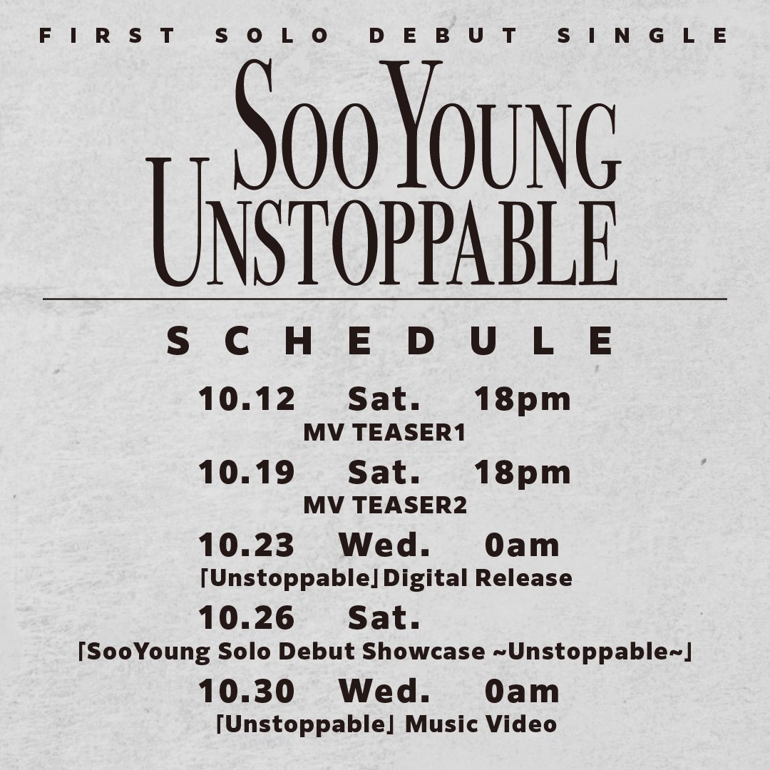 SOOYOUNG JAPAN OFFICIAL tweet media