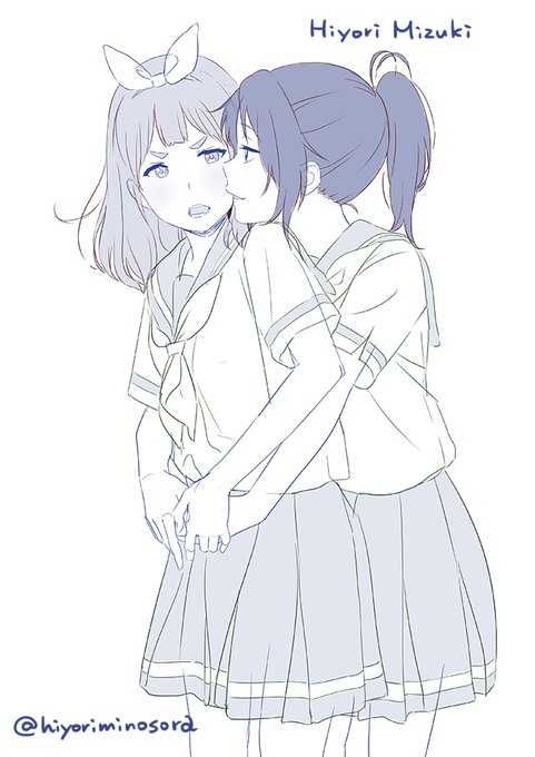 #響けユーフォニアム
#ユーフォ
#なかよし川
夏紀&優子 