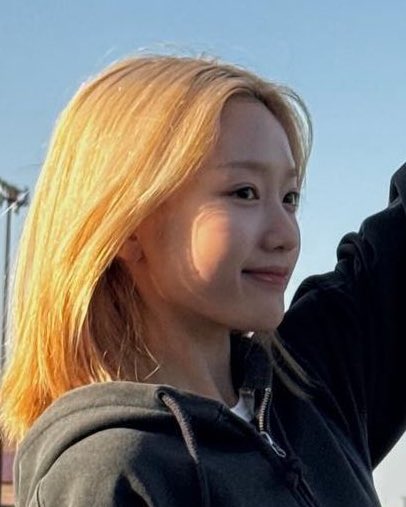 her cute adorable squishy cheeks are showing