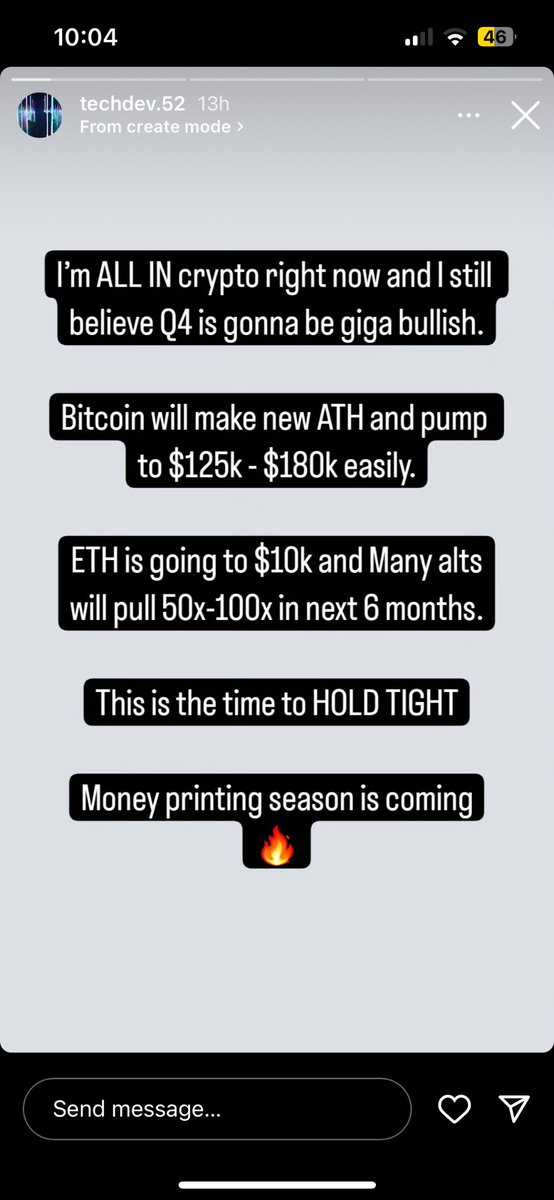entropyjiujitsu's tweet photo. @TechDev_52 is this your post on instagram or is this a fake account? I didn’t think it sounded like you. https://t.co/53OAjs2IZy