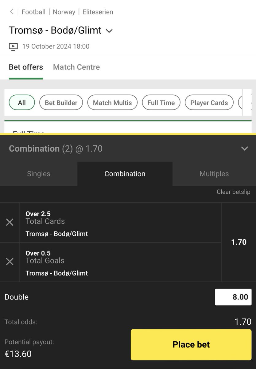 Freebet @ Kambi

8/10u