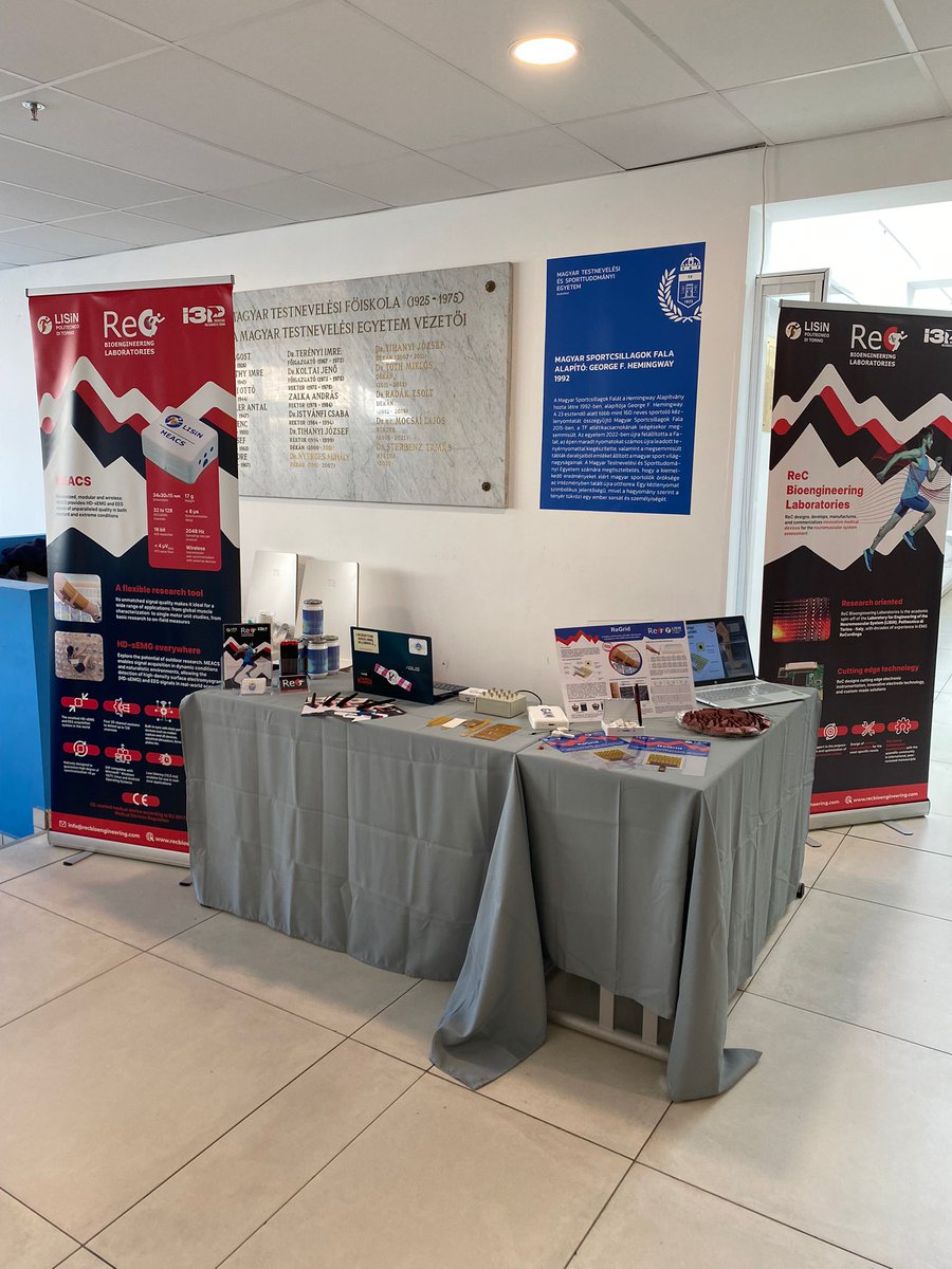 ReCLaboratories's tweet image. We are happy to have participated as exhibitors to the &quot;II Biomechanics in Sport and Ageing Symposium&quot; held in Budapest! Thanks to Dr. @And_Hegyi  and all the organizing committee for this opportunity! 😄🥳