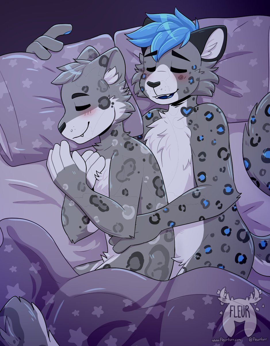 AnthroWolfie's tweet photo. Snep cuddles 😍🥰

🎨 Art by @Fleurfurr https://t.co/5l1yzkg7Lt