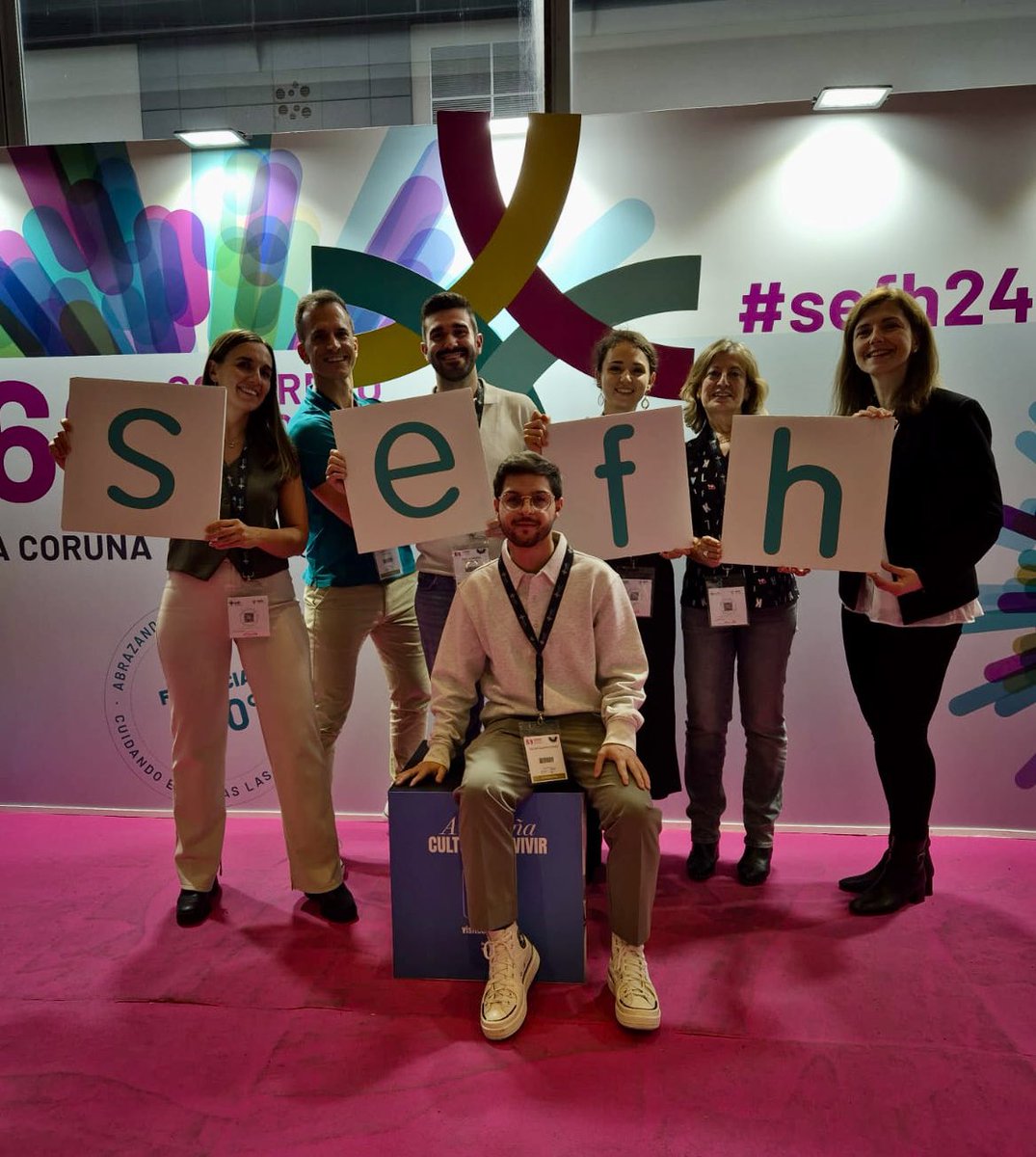No podía faltar nuestra representación en el #69CongresoSEFH 😊🫰🏻 Equipazo!! <a href="/sefh_/">S.E.F.H</a> <a href="/sefhcongreso/">70 Congreso SEFH</a>
