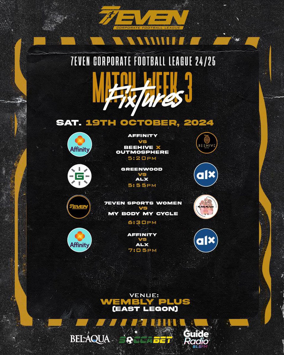 Let's pull up guys 💪🔥#7evenCorporateLeague