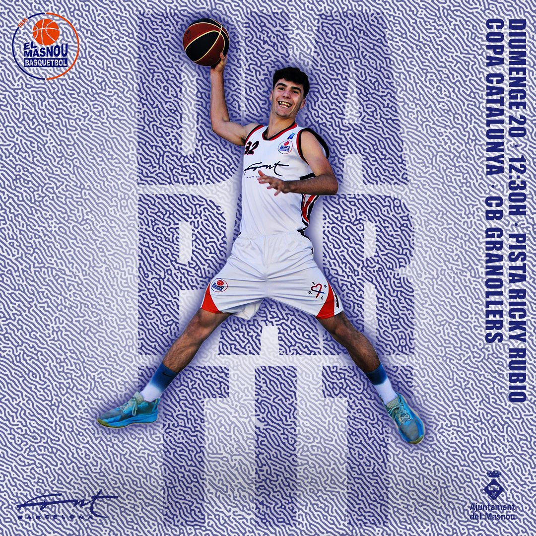 J5| DIUMENGE DE COPA!! El sènior A juga demà a la #pistarickyrubio

🏀COPA CATALUNYA vs @cb_granollers 
📆Diumenge 20| 🕕12.30h
📍 Pavelló municipal del Masnou

#SomMasbol #CopaCatalunyaBQ