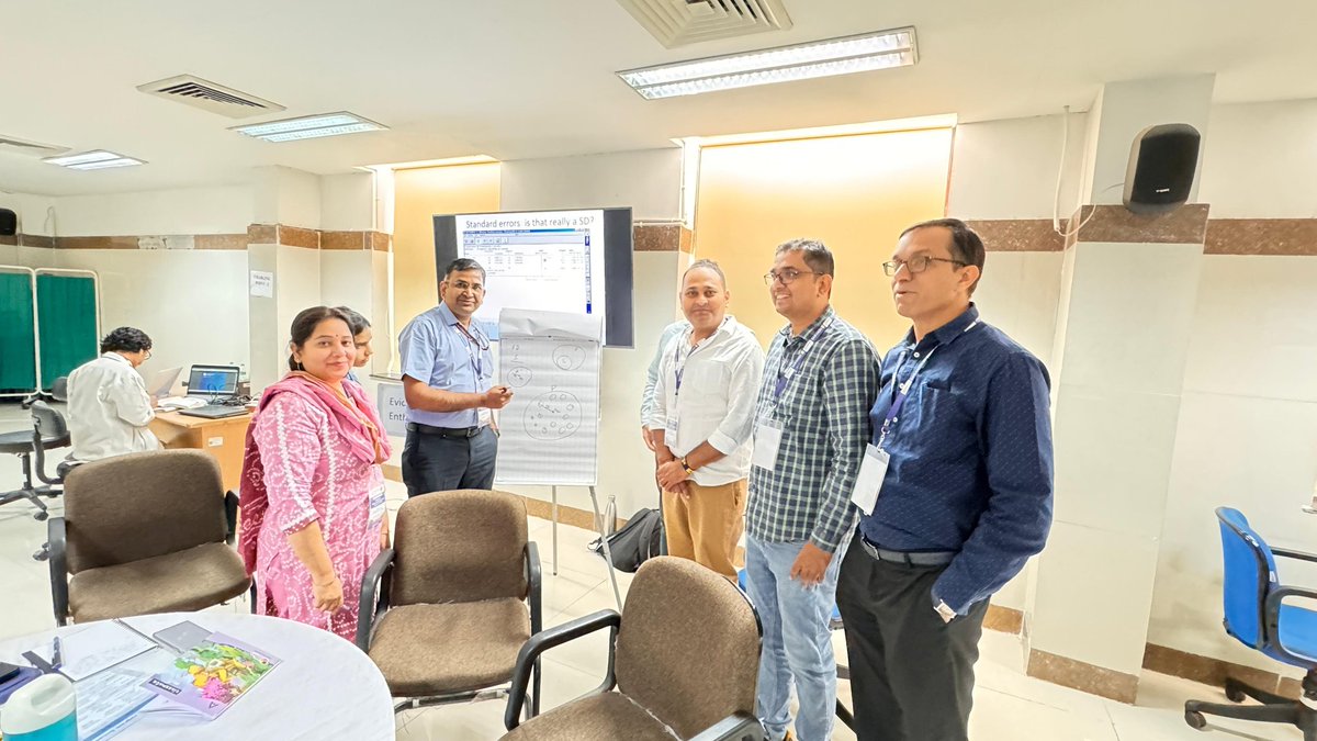 drprawin484's tweet photo. Have an outstanding experience in a workshop on Systematic Review and Networking support in Health (SARANSH) held in AIIMS Jodhpur, 14-20 October 2024.@DeptHealthRes @MoHFW_INDIA @ICMRDELHI @MoHFW_INDIA @aiims_jodhpur #ICMR #AIIMSJodhpur  #MoHFW https://t.co/QrTbj7rV7d