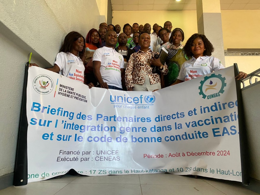 CENEAS_RDC's tweet photo. #hautkatanga #HautLomami
projet :" Promotion de la vaccination contre la poliomyélite à travers une approche transformatrice de genre et d’atténuation des risques d’exploitation et d’abus sexuel dans le Haut-Katanga et Haut-Lomami " durée:  01/09/ 2024 au 31/12/ 2024.@UNICEFDRC https://t.co/XlfLDWaJWA
