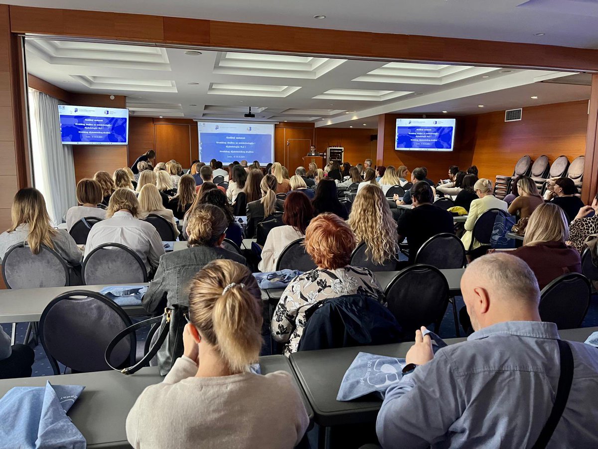 Croatian young endocrinologists (@croendoyoung) on Twitter photo We're excited to share that this year's Society meeting has attracted the largest number of participants ever🔝
Thank you to everyone for being a part of it🩷
<a href="/DarkoKastelan/">Darko Kastelan</a> <a href="/AnelaNovak/">Anela Novak</a> <a href="/ZibarKarin/">Karin Zibar Tomsic</a> <a href="/IvanaKraljevi2/">Ivana Kraljević</a> <a href="/MirsalaSolak/">Mirsala Solak</a> <a href="/LanaSambula/">Lana Šambula</a> <a href="/dora_voda/">Dora</a> <a href="/mirjana__dukic/">Mirjana Đukić</a> <a href="/AnteMan_/">Ante</a> We're excited to share that this year's Society meeting has attracted the largest number of participants ever🔝
Thank you to everyone for being a part of it🩷
<a href="/DarkoKastelan/">Darko Kastelan</a> <a href="/AnelaNovak/">Anela Novak</a> <a href="/ZibarKarin/">Karin Zibar Tomsic</a> <a href="/IvanaKraljevi2/">Ivana Kraljević</a> <a href="/MirsalaSolak/">Mirsala Solak</a> <a href="/LanaSambula/">Lana Šambula</a> <a href="/dora_voda/">Dora</a> <a href="/mirjana__dukic/">Mirjana Đukić</a> <a href="/AnteMan_/">Ante</a>