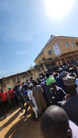 jrnaib2's tweet photo. SHAME ON YOU GOV. UBA SANI!

The good people of Zaria LG and Sabon Gari LG have stormed the SIECOM office in both LGs demanding for result sheet.

NO result sheet means NO movement of election materials to polling unit. As at 10am today. There's no voting taking place anywhere in Zaria or Sabon Gari LG's. 

Credit: @AliyuKwarbai