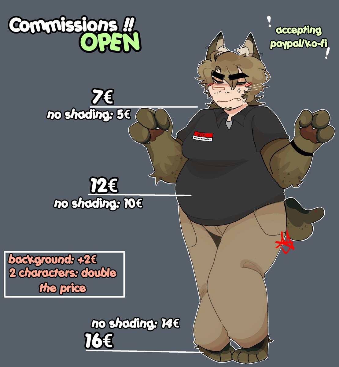 Xcut_x's tweet image. Reopening comms !!! They&apos;ll be open forever :]! All info below

If interested dm me here or on my insta!! 

#commissionsopen 
#Commissions