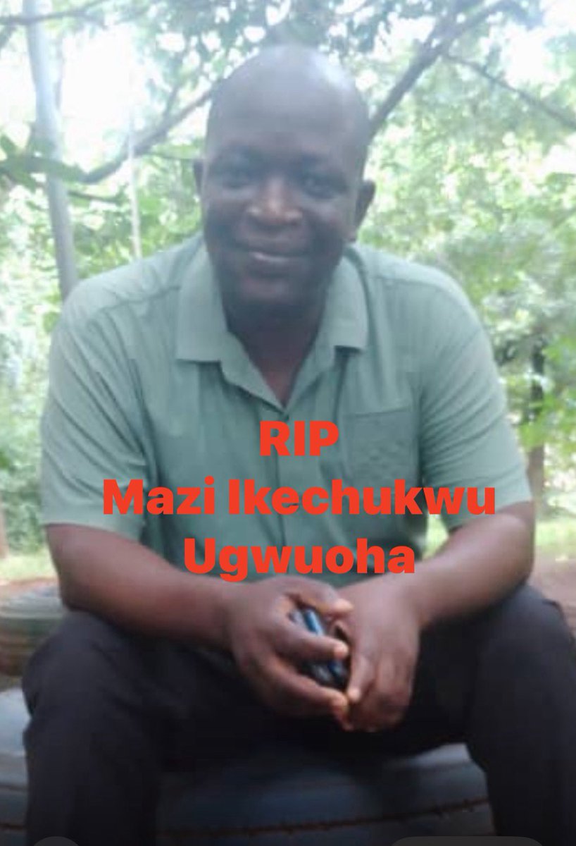 ChinasaNworu's tweet photo. Mazi Ikechukwu Ugwuoha , those  in house  enemies  that assassinated  you last night cannot hide forever, it’s just a of matter time  they will be exposed and caught. 
They thought by killing  you they will take over Biafraland , they thought by killing you they have destroyed IPOB , those who planned this evil by assassinating you  because you’re fighting for your people will be tracked down . 

For over a decade now you’re in the frontline of the Biafra struggle from  Abia state cordinator position you rose to Biafraland cordinator, your mobilization  ability in Biafraland is top notch, you escaped death during the Aba national high school massacre in 2016, you went to prison and spent over 9months because of Biafra and they could not kill you in the prison but in front of your daughter  these in -house enemies  murdered you. 

Today, you’re gone but your sacrifice will never be forgotten and those that killed shall  run for the rest of their lives. 

#RIP Comrade.
@real_IpobDOS 
@radiobiafralive