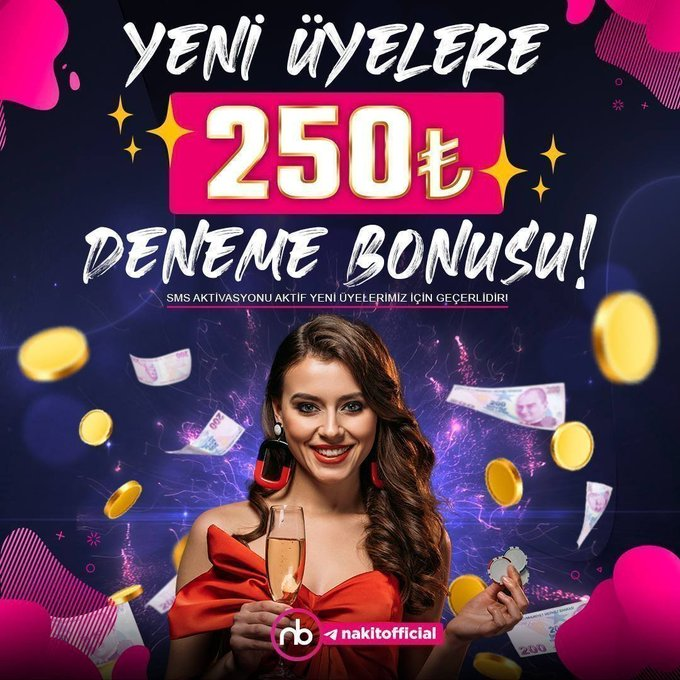 #NakitBahis Yeni Üyelere Özel

💸 250₺ Yatırıma Freespin Kazan

🎁 250 TL deneme Bonusu

✅Üyelik için:tinyurl.com/nakitbahisbanko

#borsa #bist100 Fenerbahçe #sasa Victor Osimhen #ANTvGS #tuprs Kerem Aktürkoğlu #halkaarz