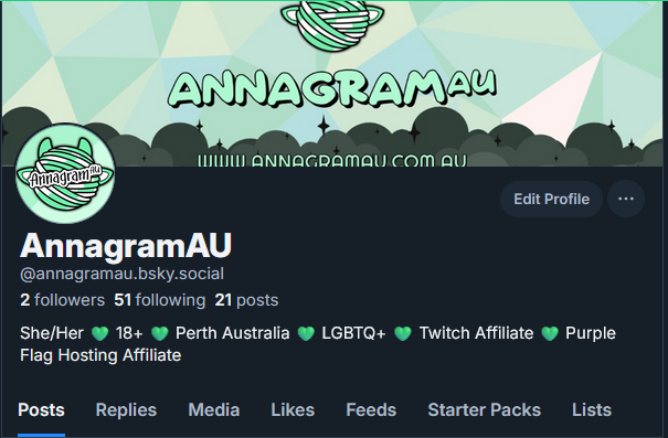 AnnagramAU's tweet photo. I'll be locking my account down in the next couple of days so join me on the other blue app to keep seeing me around! https://t.co/Cms4tI9rG5