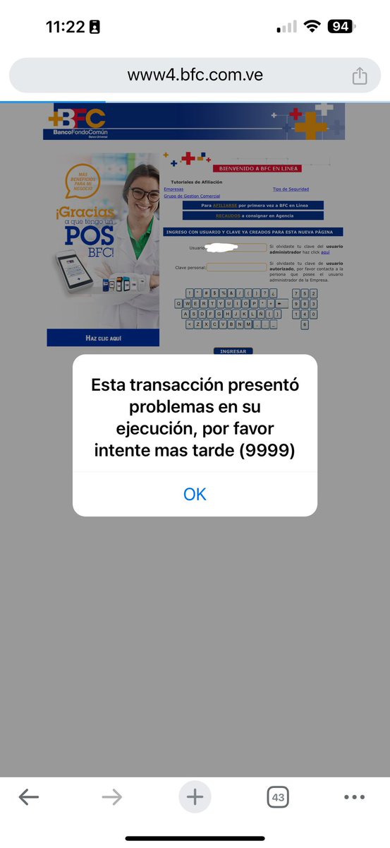 ronaldbracho's tweet photo. @TUBFC algún problema con la plataforma de empresas? Ha pensado en colocar una página de estatus? Es una incertidumbre para nosotros los clientes! https://t.co/6Ys8iLXltY