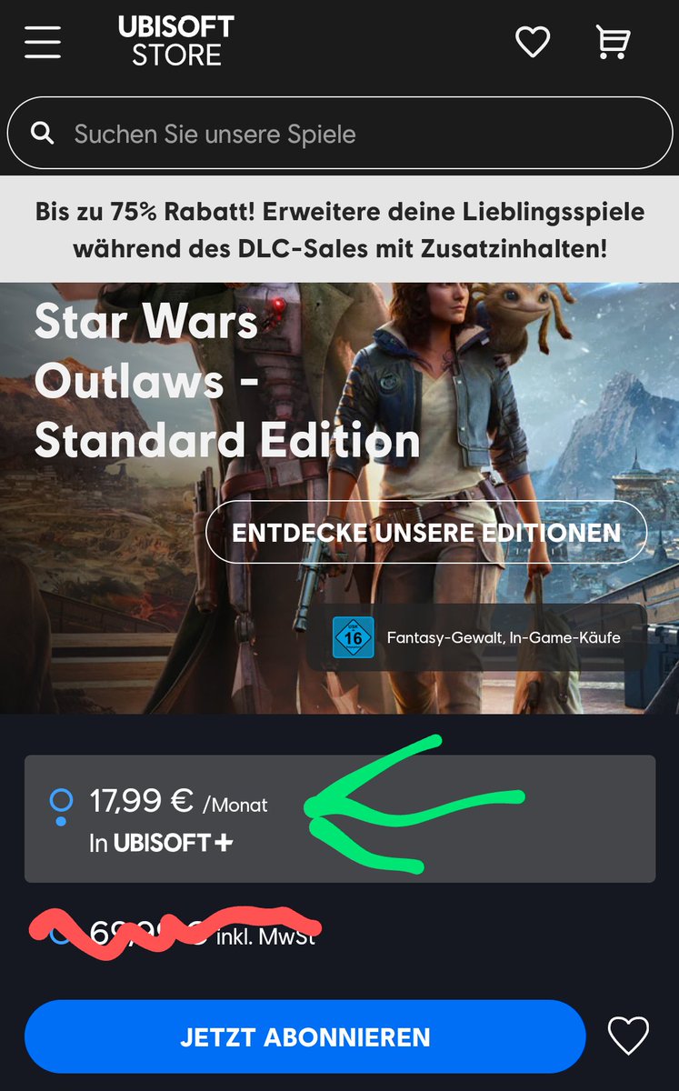 Slavecutter's tweet photo. @Ubisoft Hey guys, IF you really NEED to play it... Just take Ubisoft+ for a month, remember to cancel it and you can play it for a lot less. https://t.co/5pY01zi3LJ