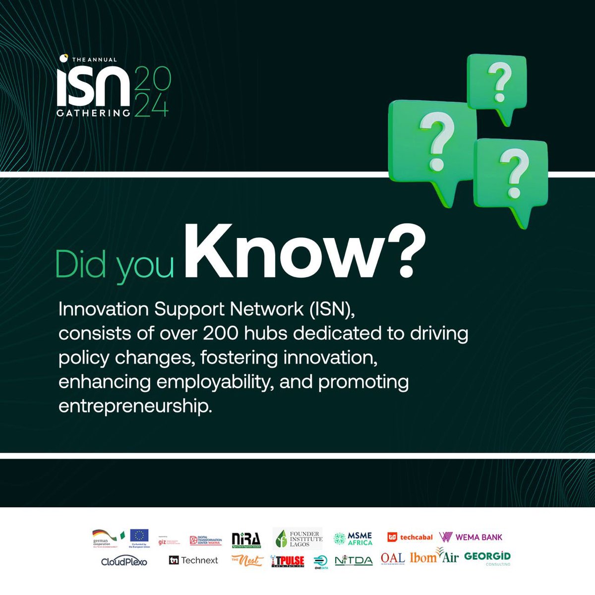 Innovation Support Network (ISN) Hubs tweet media