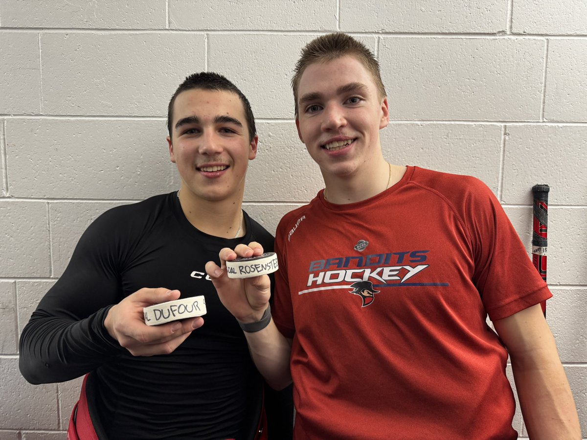 BDLProspects's tweet photo. 🚨PREMIER BUT !🚨

Mathis DUFOUR a enfin inscrit son premier but en BCHL avec les Brooks Bandits cette nuit ! 🔥 Sa saison est désormais lancée, bravo Mathis ! 💪 #BCHL #BrooksBandits #Hockey #PremierBut https://t.co/ceN8ZZEGFN