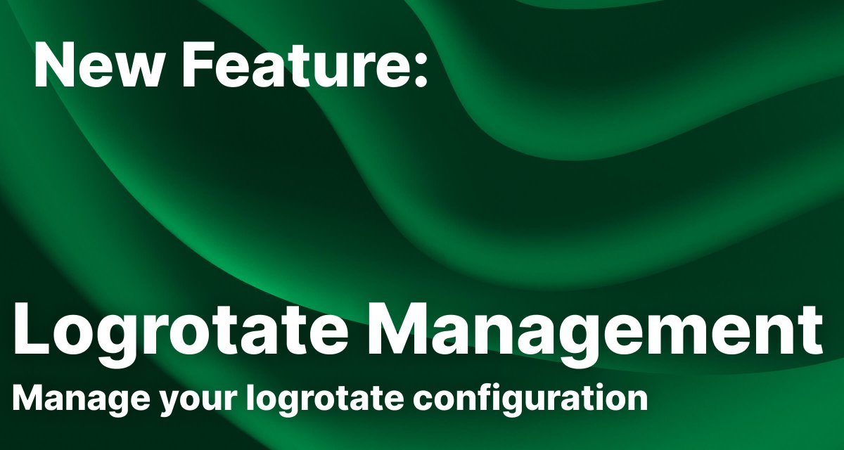 ServerAuth's tweet photo. 📣 New Feature 📣

You can now manage your logrotate configuration with ServerAuth! Check out the replies for a link to our blog 🙏 https://t.co/H6sZuwM5KS