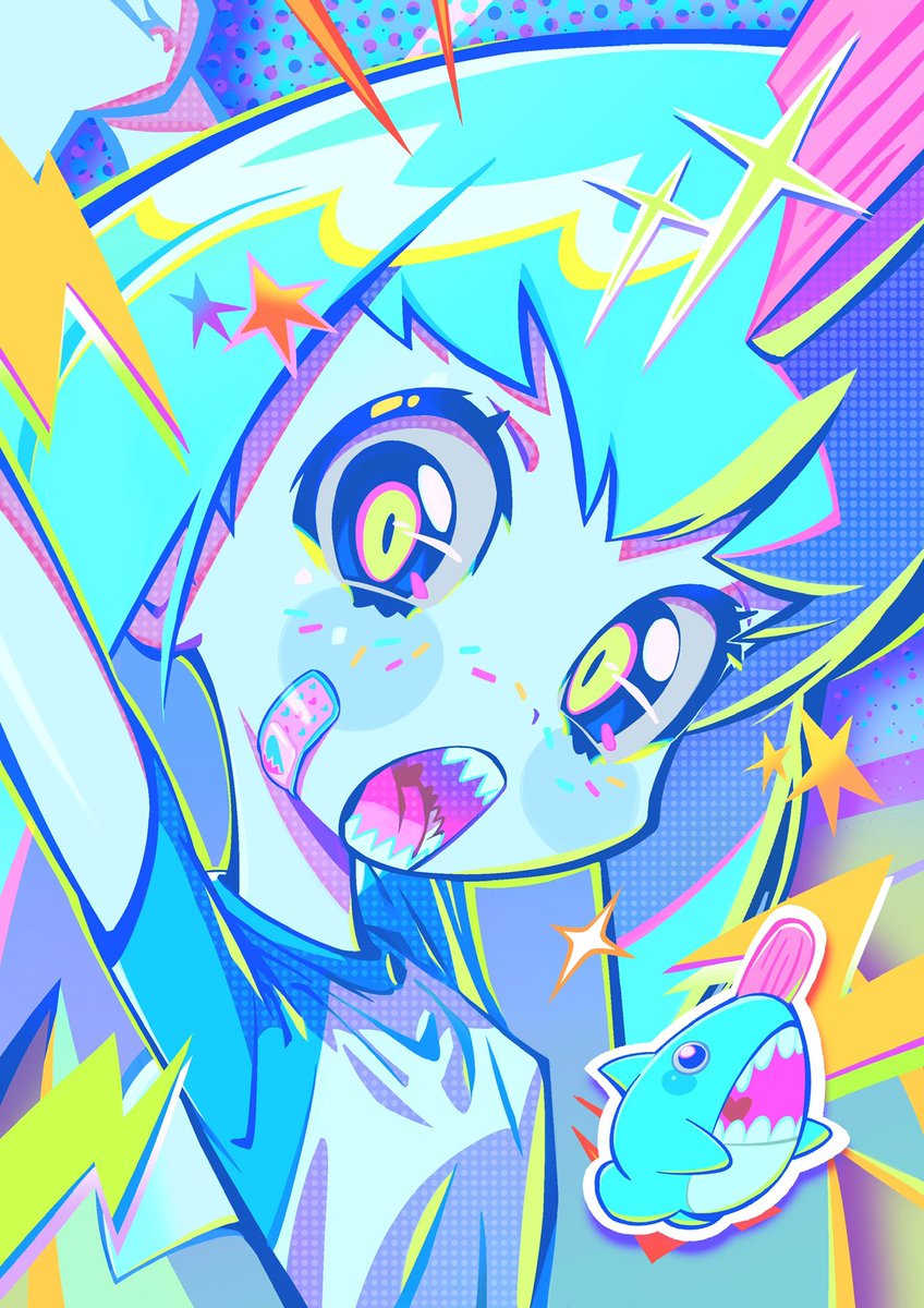 #絵柄好みっていう人にフォローされたい

アイスパニック、過去絵を振り返る展！。

No6
【ツインテイスト01】