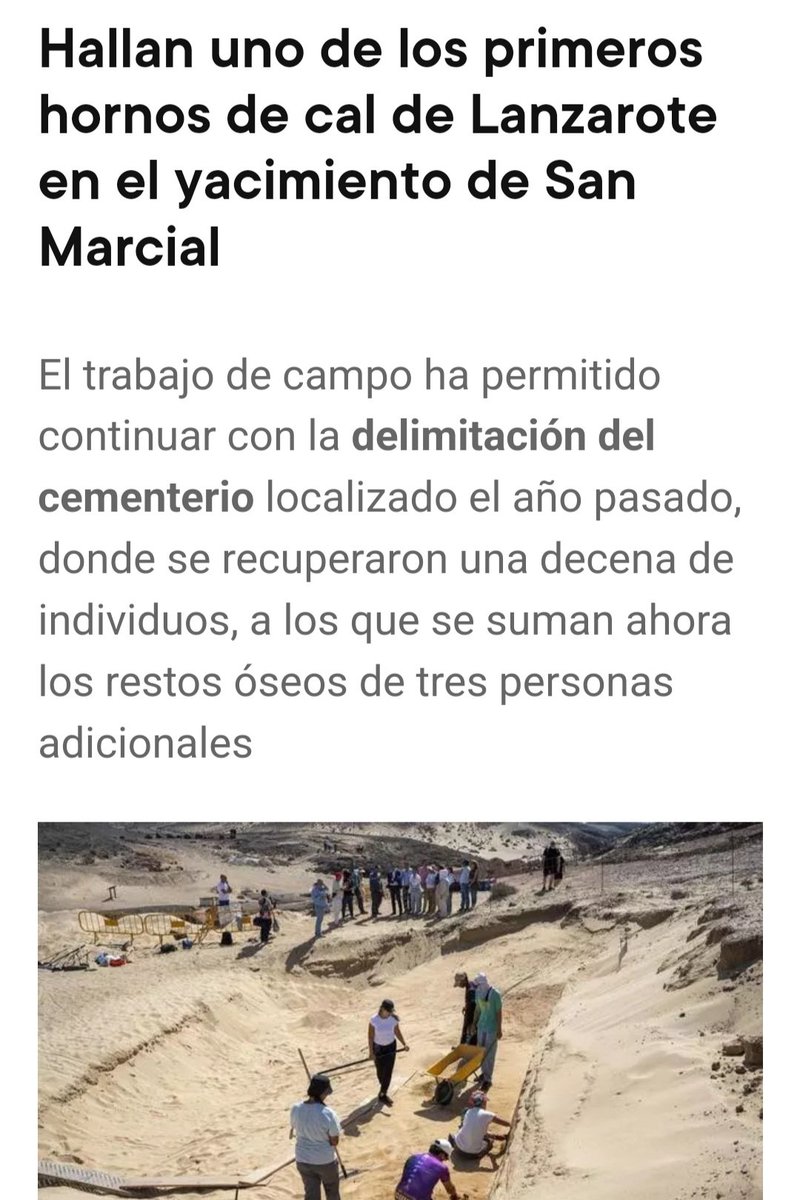 Departamento de Ciencias Históricas ULPGC (@dulpgc) on Twitter photo Excavaciones codirigidas por la Pfra. del <a href="/DUlpgc/">Departamento de Ciencias Históricas ULPGC</a> la Dra. M. del Cristo González.
laprovincia.es/lanzarote/2024… Excavaciones codirigidas por la Pfra. del <a href="/DUlpgc/">Departamento de Ciencias Históricas ULPGC</a> la Dra. M. del Cristo González.
laprovincia.es/lanzarote/2024…