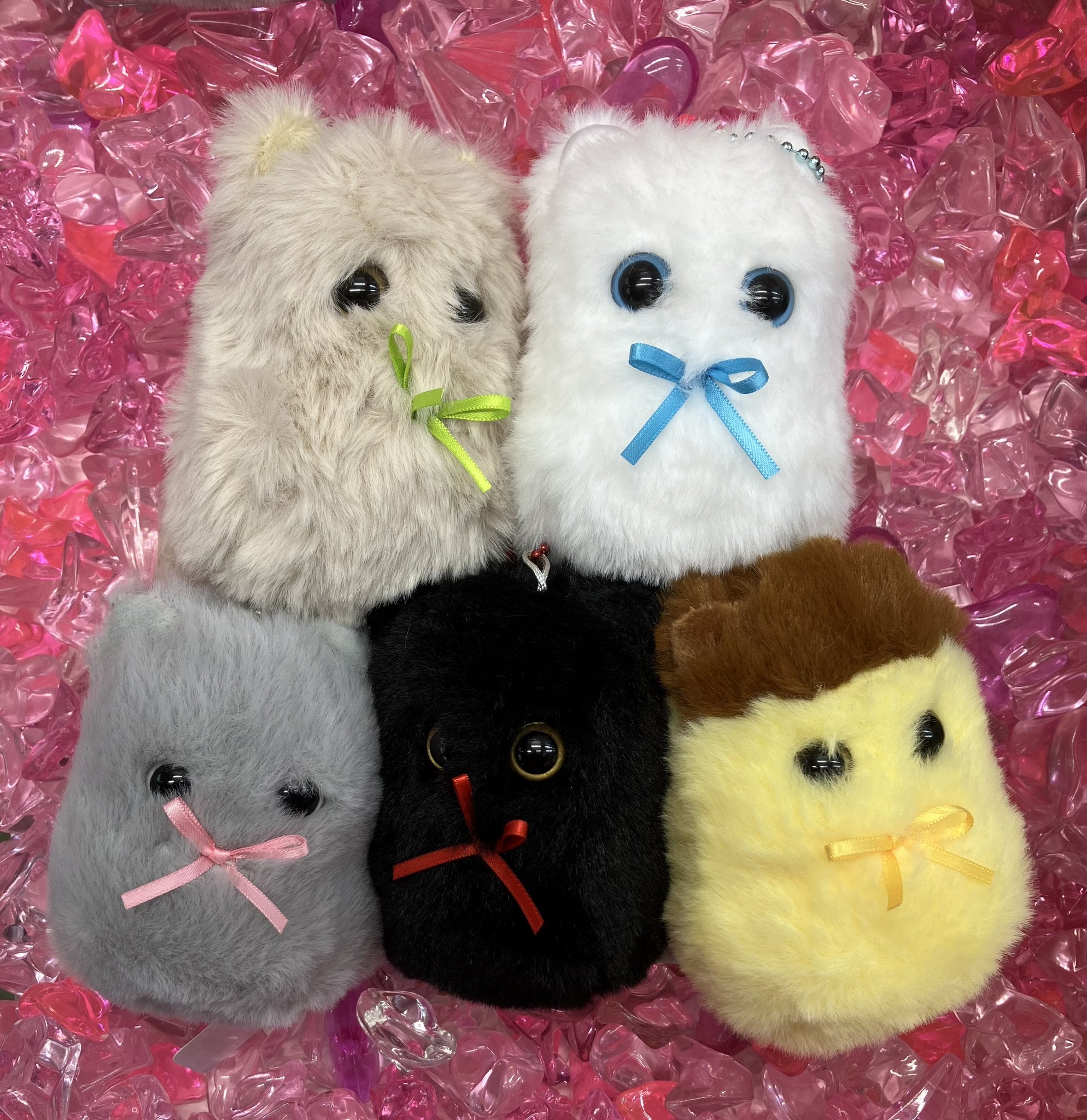 ♯Fqi23BCまるっとほわほわにゃんこマスコット全6種 ♯Fqi23BCまるっとほわほわにゃんこマスコット全6種-直売販促品