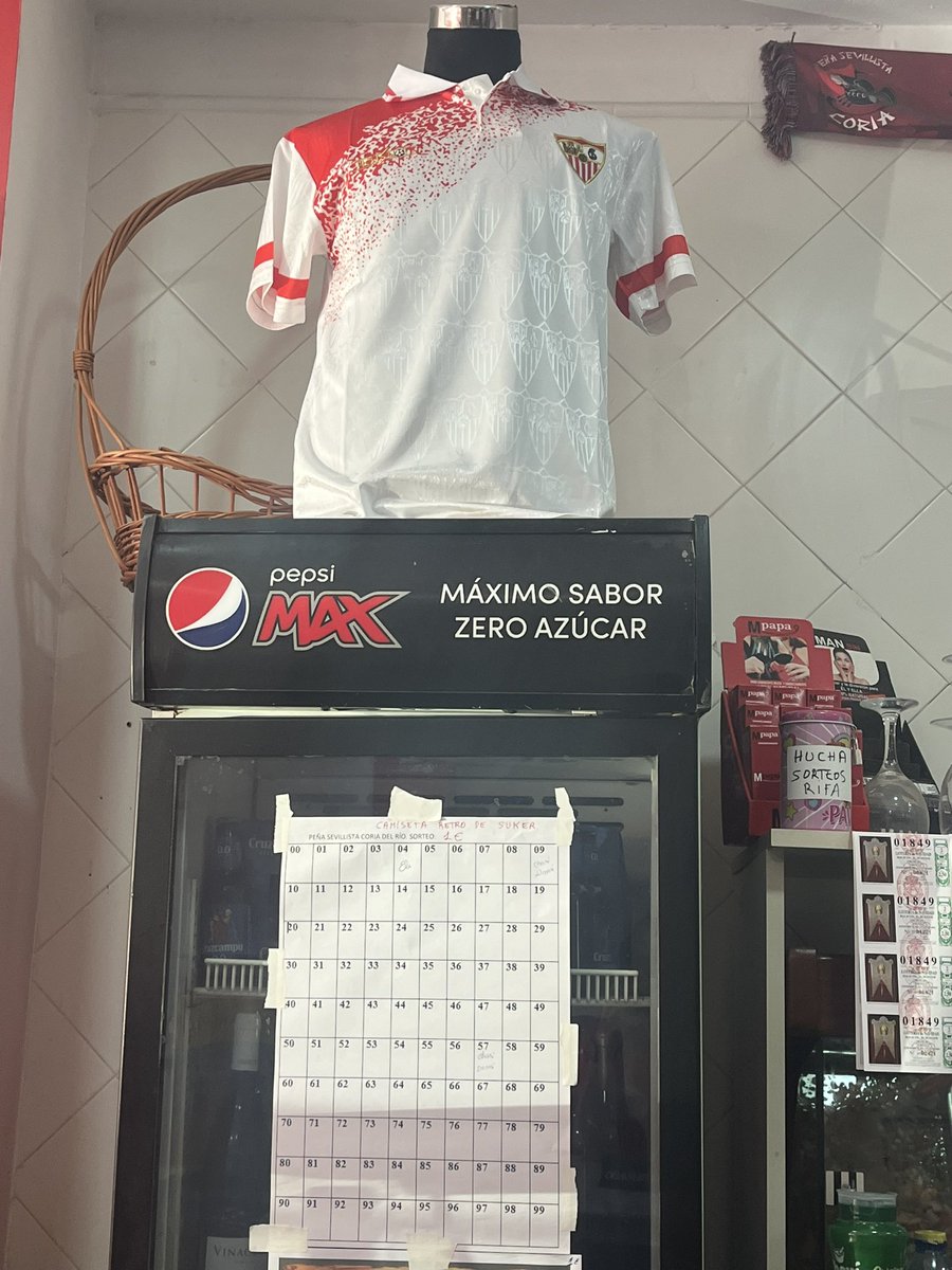 Rifa de camiseta del SFC RETRO!!! Participa y apúntate por 1 euro. 
No te quedes sin ella. Solo 1 euro por número.